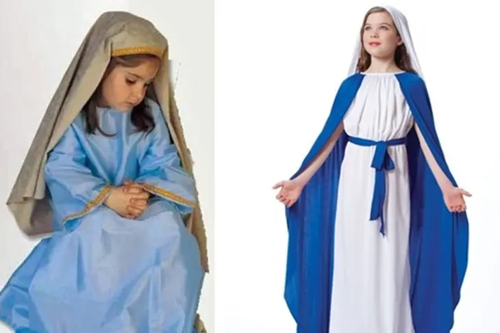 como hacer el vestido de la virgen maria - Cómo es el vestido de la Virgen María