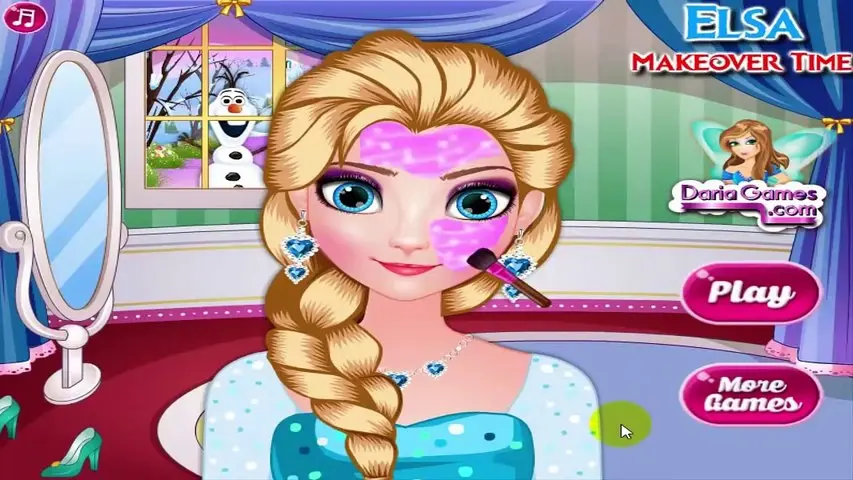 juegos de frozen para vestir y maquillar - Cómo es un maquillaje de Elsa