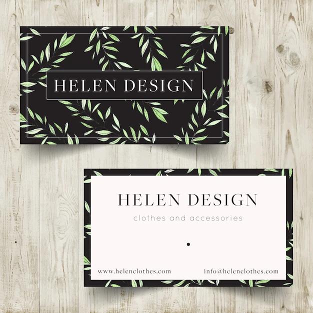 diseños de tarjetas de presentacion para venta de ropa - Cómo hacer una tarjeta de presentación para imprimir
