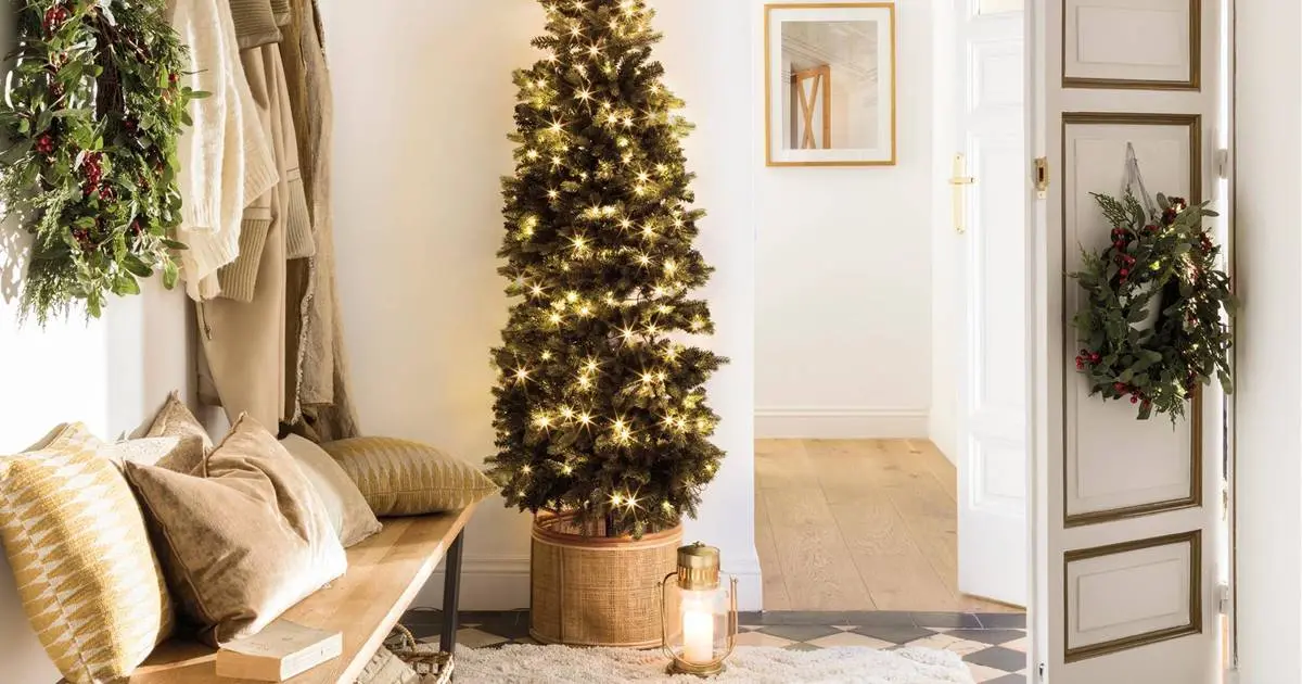 arbol de navidad ropa sucia - Cómo quitar el amarillo del árbol de Navidad