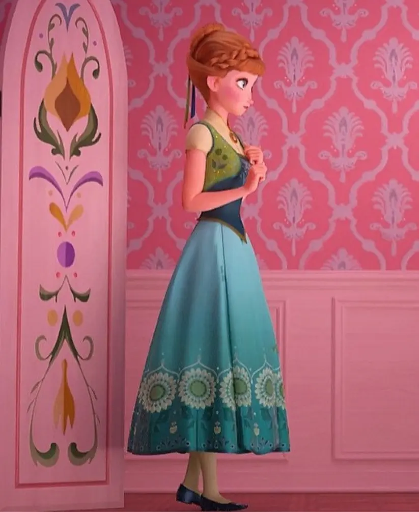 ana de frozen vestido verde - Cómo se llama el novio de Anna de la película de Frozen