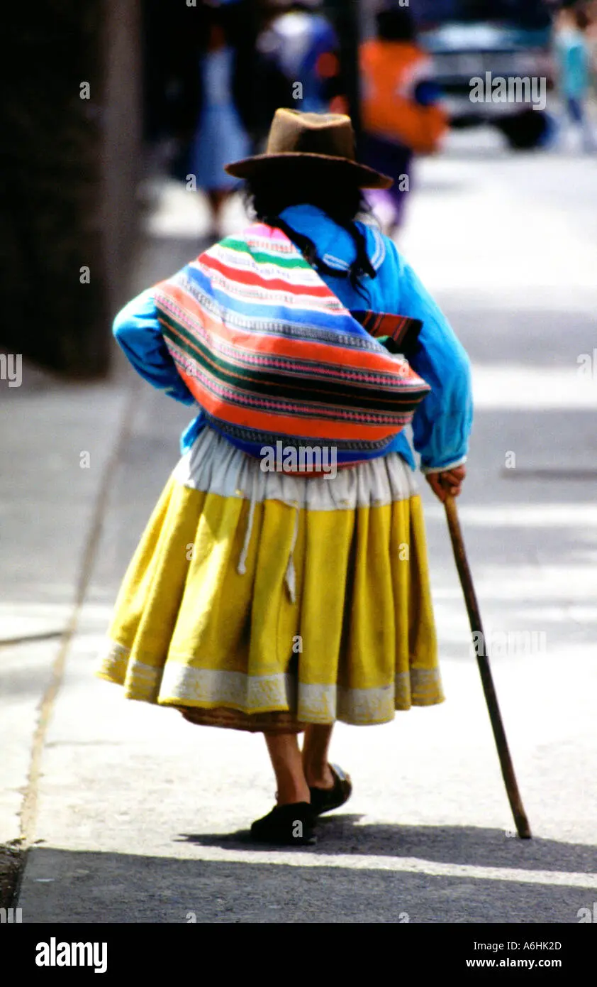 mujer de pollera - Cómo se llama el sombrero que usan las mujeres en Bolivia