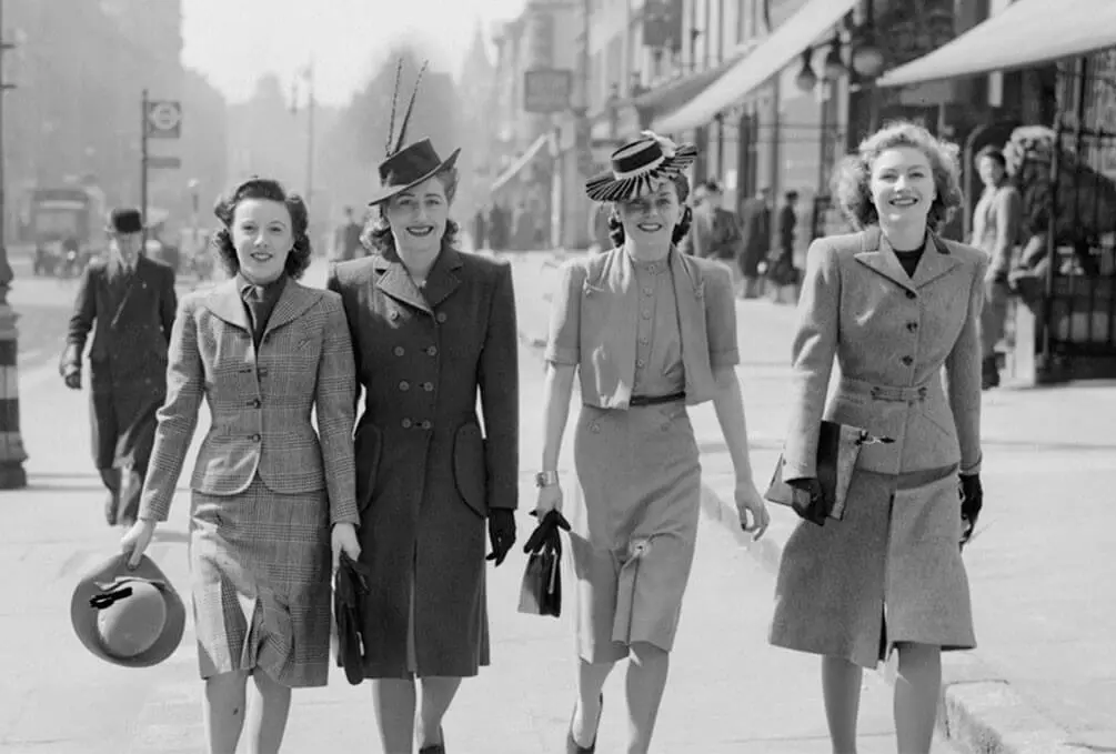 vestimenta en los años 40 - Cómo se vestian en los años 40 en México