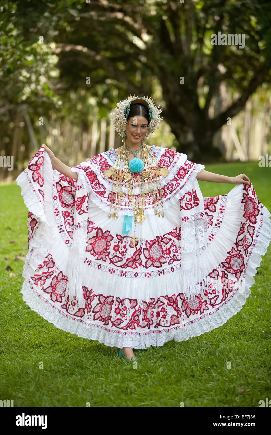 pollera traje tipico de panama - Cuál es la vestimenta tipica de Panamá