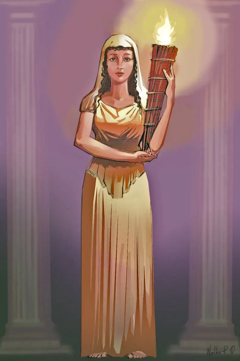 vesta diosa - Cuáles son los poderes de la diosa Hestia