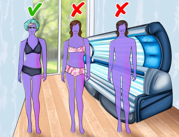 se puede tomar cama solar sin ropa interior - Cuando no tomar cama solar