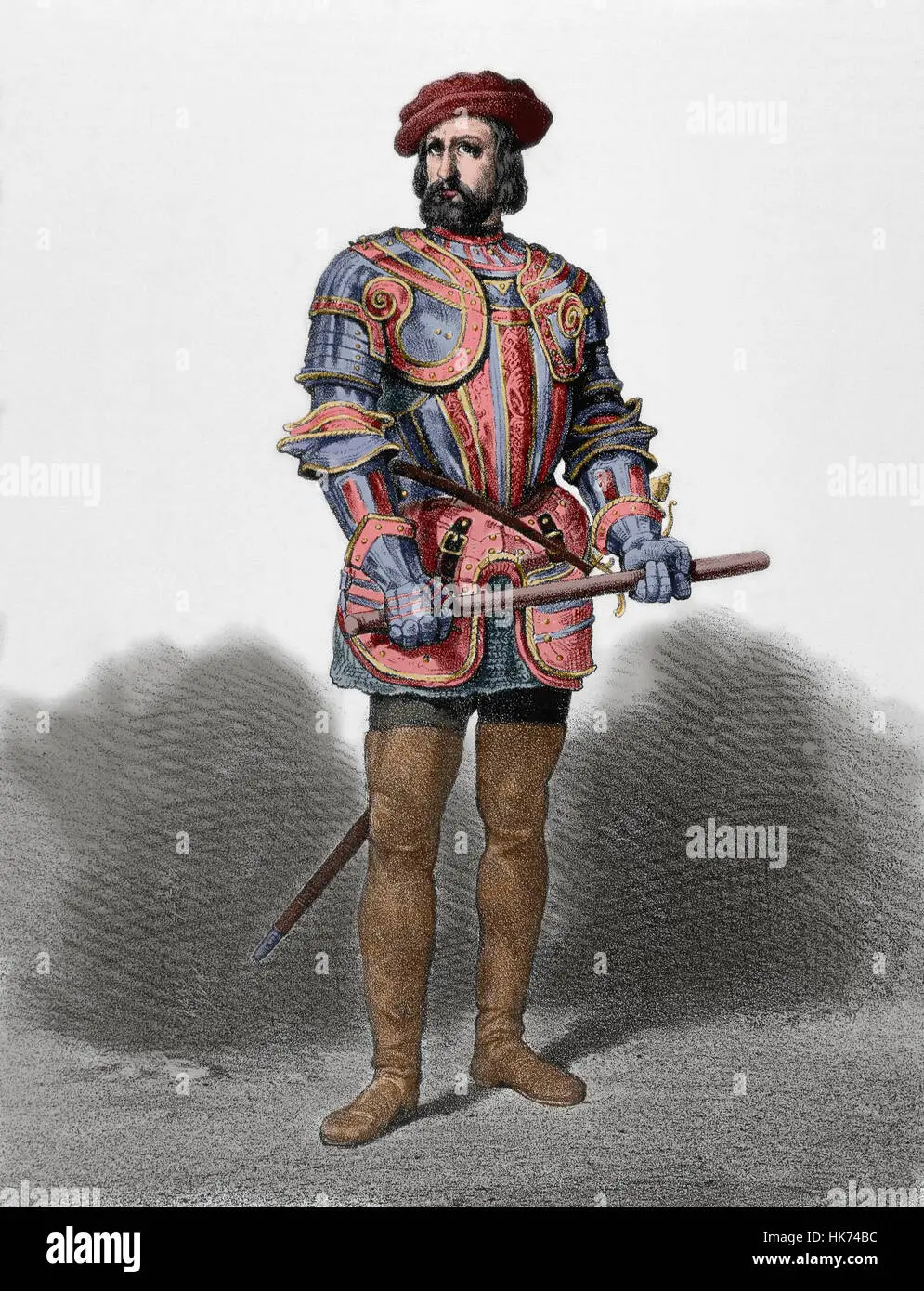 hernan cortes vestimenta - Qué características tiene Hernán Cortés