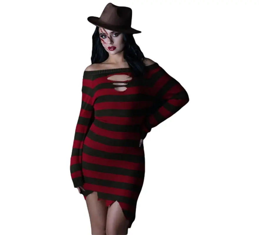 vestido freddy krueger mujer - Qué color es el sombrero de Freddy Krueger