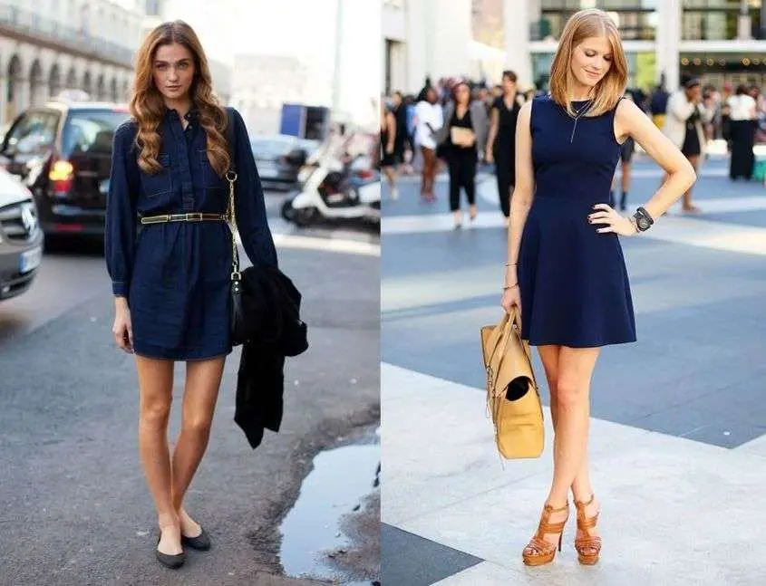 vestido azul combinacion - Qué colores combinan con el azul Klein