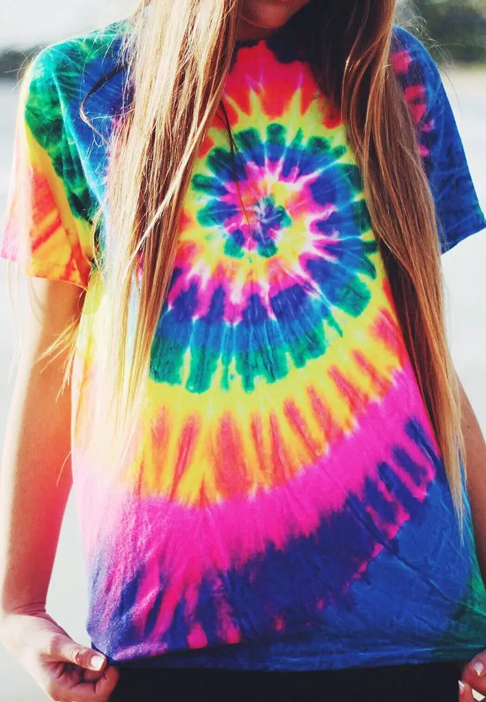 blusas hippies de colores - Cómo me puedo vestir de hippie