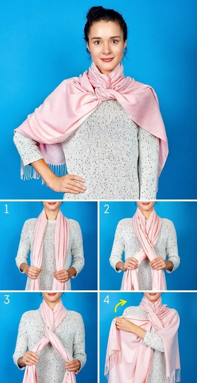 como vestir una pashmina - Qué es pashmina y bufanda