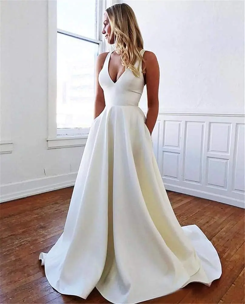 vestidos de raso de novia - Qué es un vestido de raso