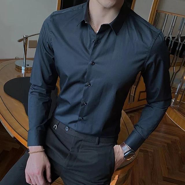 camisa negra slim fit hombre - Qué quiere decir Tailored Fit