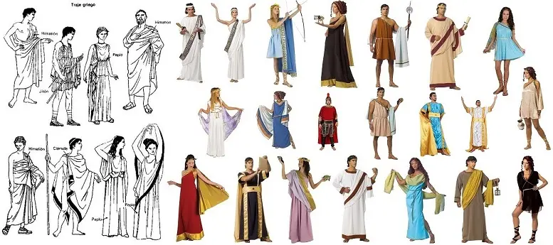 ropa griega - Qué ropa usaban las mujeres griegas