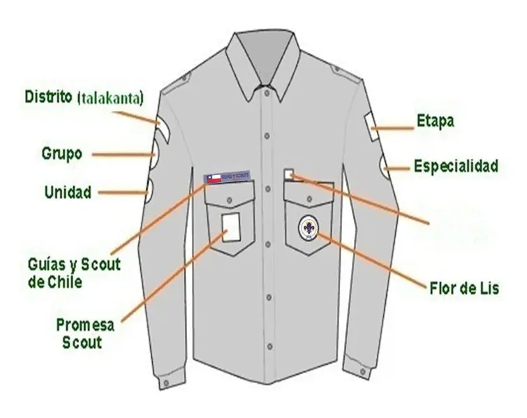 camisa scout con insignias - Qué significan las insignias de los scouts
