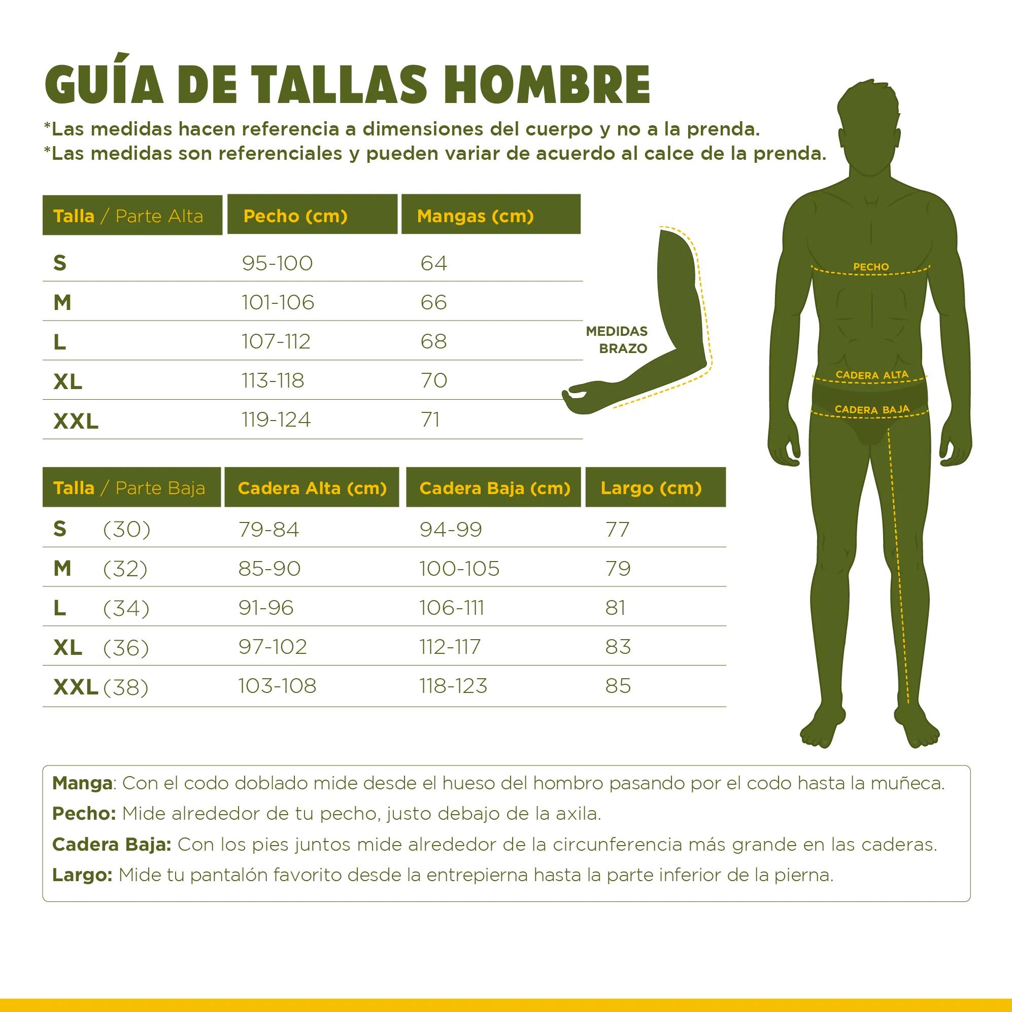 tallas camisas hombre chile - Qué sistema de tallas se usa en Chile
