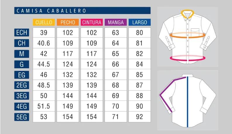 tallas de camisas en numeros y letras mexico - Qué talla es 38 en México camisa