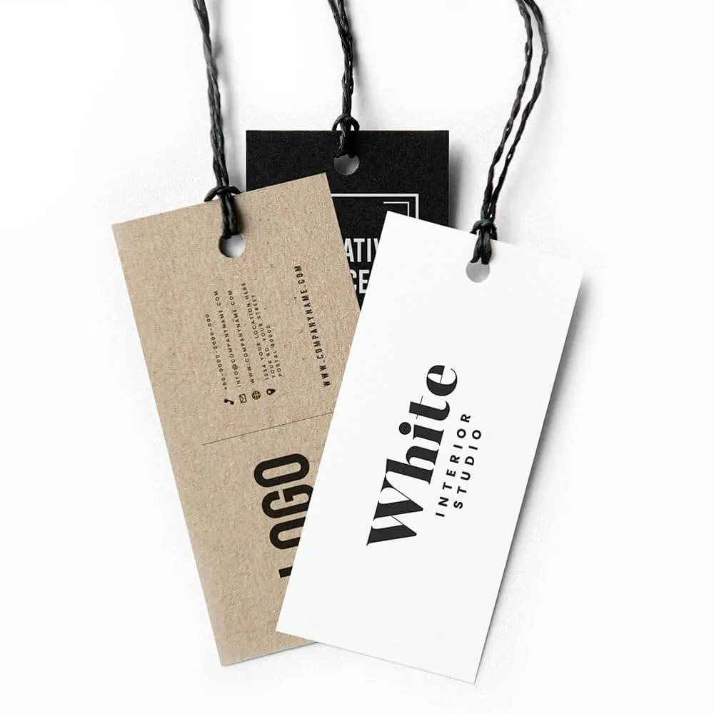 etiquetas de carton para ropa - Qué tipo de papel se utiliza para etiquetas de ropa