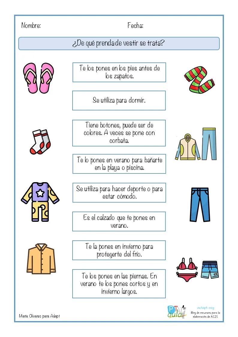juegos con prendas de vestir para niños - Que usan los niños de ropa